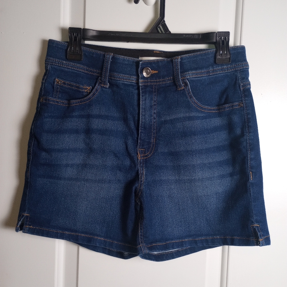 Angel Forever Dark Blue Jean Shorts
